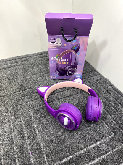 M31 Kitty Wireless RGB Headphones