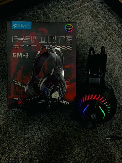 Celebrat E-Sports Gaming Headset [GM-3]